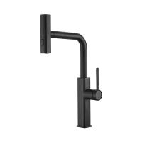 Смеситель для кухни, выдвижной излив, нерж. сталь VALFEX Apollion Steel Black (10)