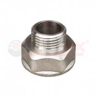 Переходник никелированный VALFEX ВР 1/2" - НР 1/4" (400/10)