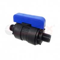 Кран шаровой компрессионный НР/НР резьба разборный 1/2"-1/2"Ду16 (60/12) (Valfex)